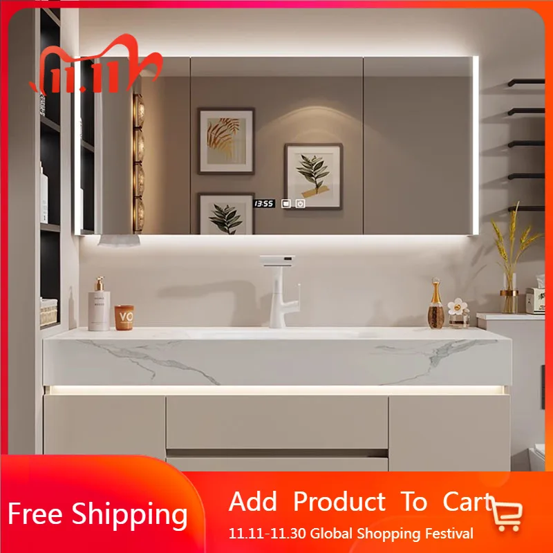 

Washstand Washbasin Bathroom Cabinets Toilet Vintage Mirrors Storage Bathroom Cabinets Makeup Vanity Meuble Toilette Furniture