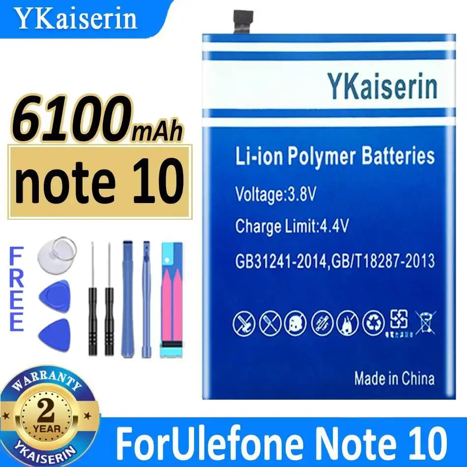 

Сменный аккумулятор для мобильного телефона Ulefone Note 10 премиум-класса 6100 мАч