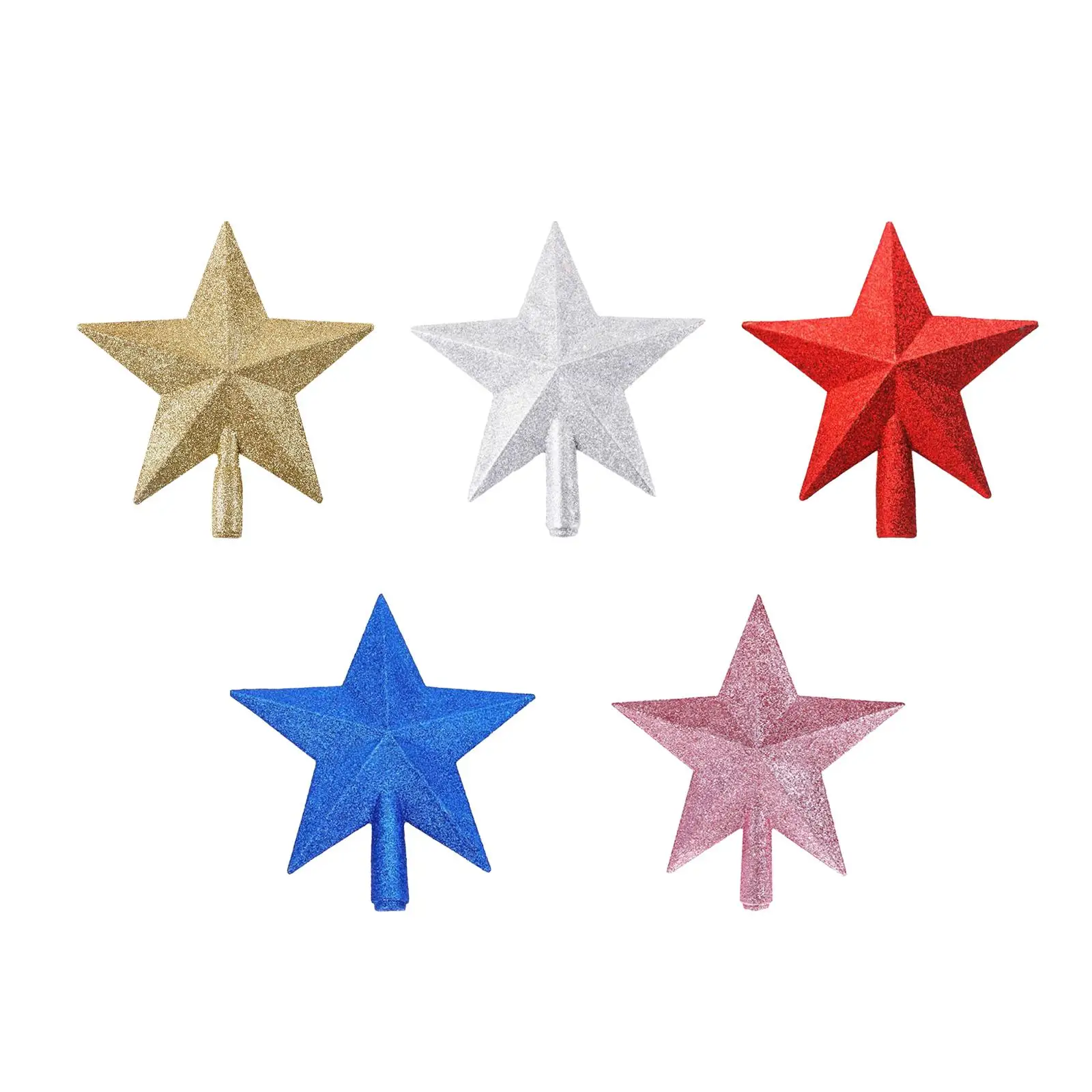 Star for Christmas Tree Top Pendant Festival Gifts for Holiday Indoor Window