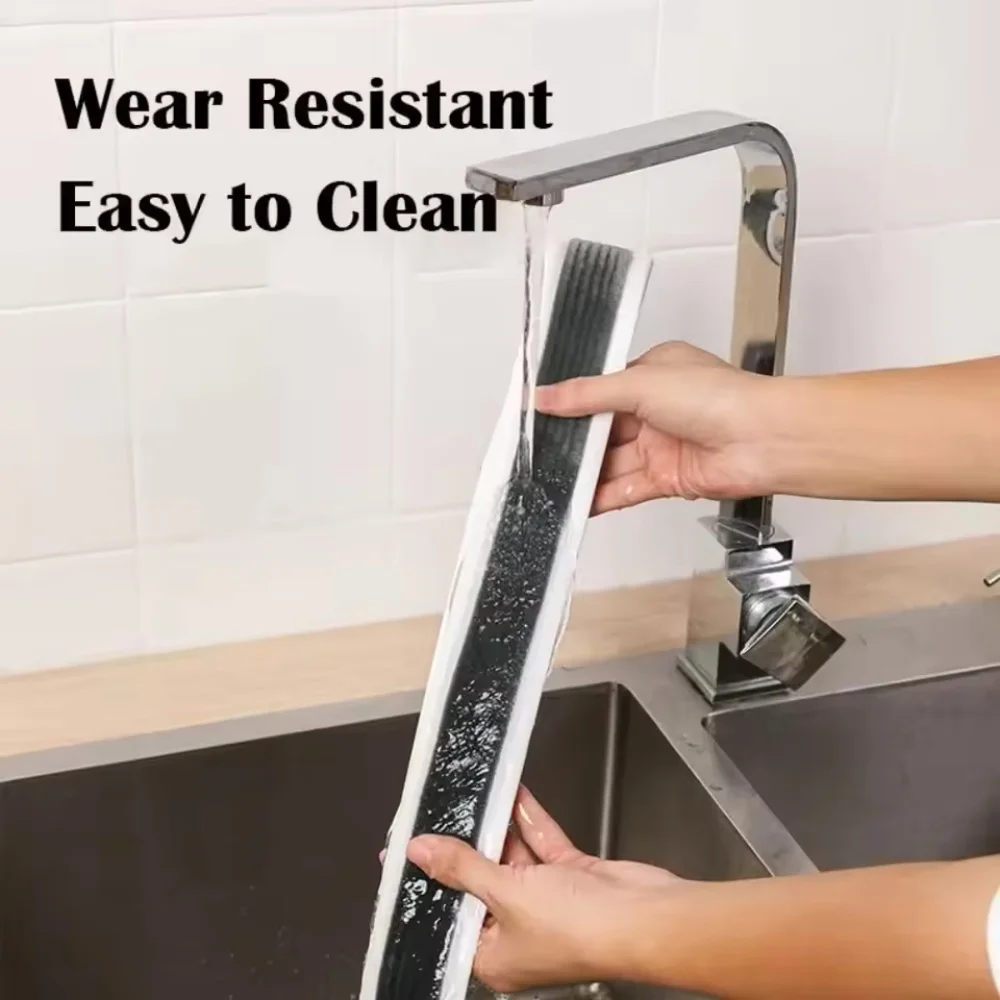 แถบปิดช่องว่างใต้ประตูห้องนอนกันเสียง ขนาด 36.61 นิ้ว x 3.15 นิ้ว 1 ชิ้น  วัสดุ PVC ป้องกันแมลงและลมเข้า ติดตั้งง่ายด้วยกาวในตัว