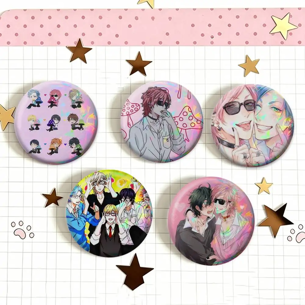 Y-arichin C-lub   Laser Badge Creative Pins Brooch for Bag Clothes Hat Decor Gifts Fans Collect