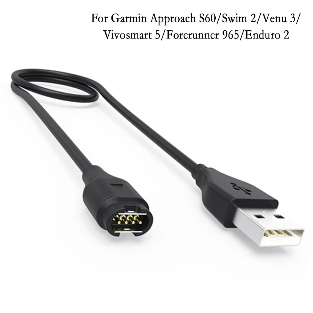 For Garmin D2/Fenix 7 Watch Charge 100cm Charger Cable For Garmin Venu 3/2 Plus USB Charging Adapter Cables
