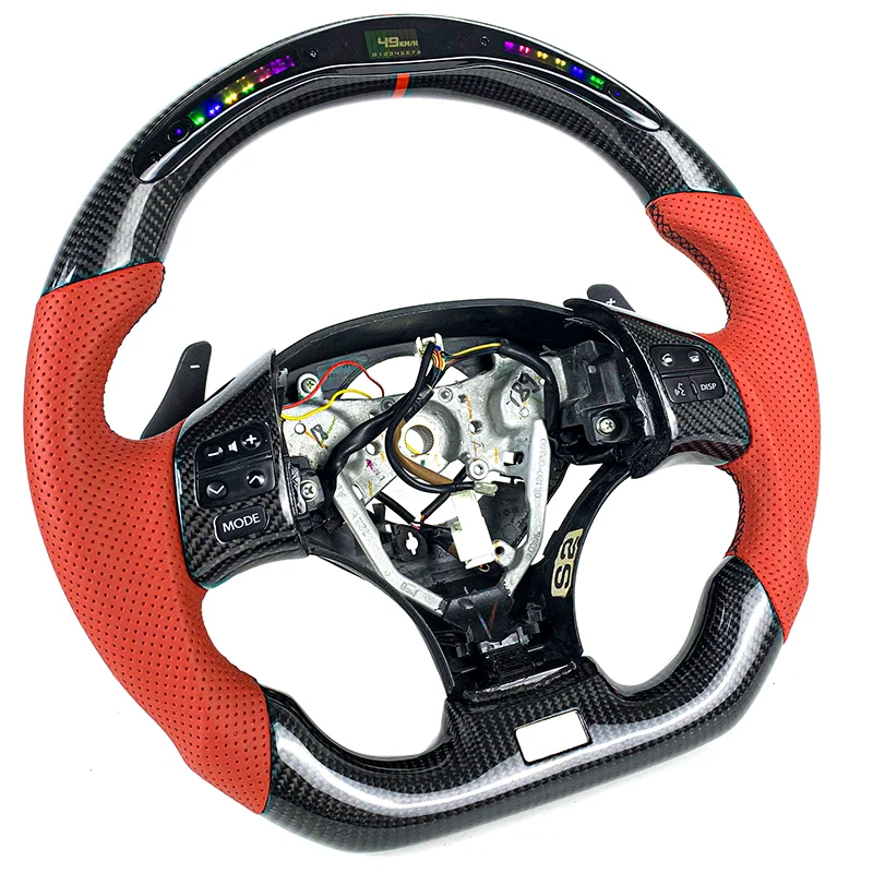 

Customization Car Interior LED Carbon Fiber Steering Wheel for Is300 Is250 I Sf Is300 Is350 Is350 CIS300C 2006 2007 2008 2