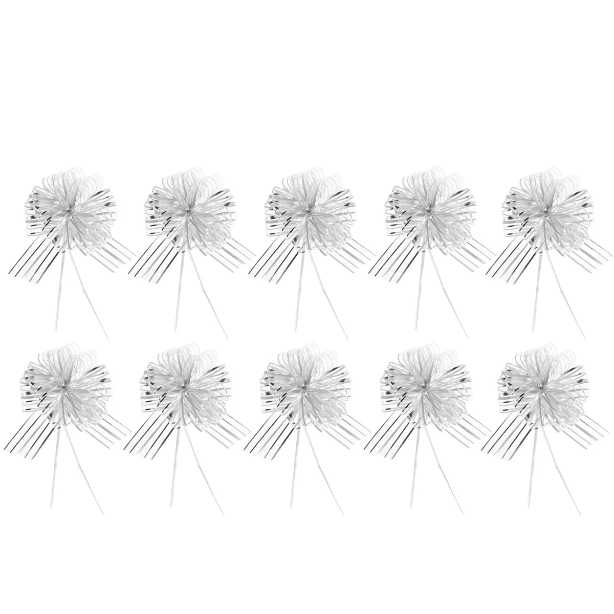 

10Pcs Pull Bows Yarn Thick Stable Large Size for Wedding Gifts Gift Hampers Party Decorations String Bows Wedding