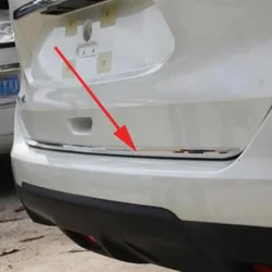 For Nissan x trail Accessories Door Sticker Stainless Steel Tail Door Trim for x-trail t32 Car-Styling 2014 2015 2016 2017 2018
