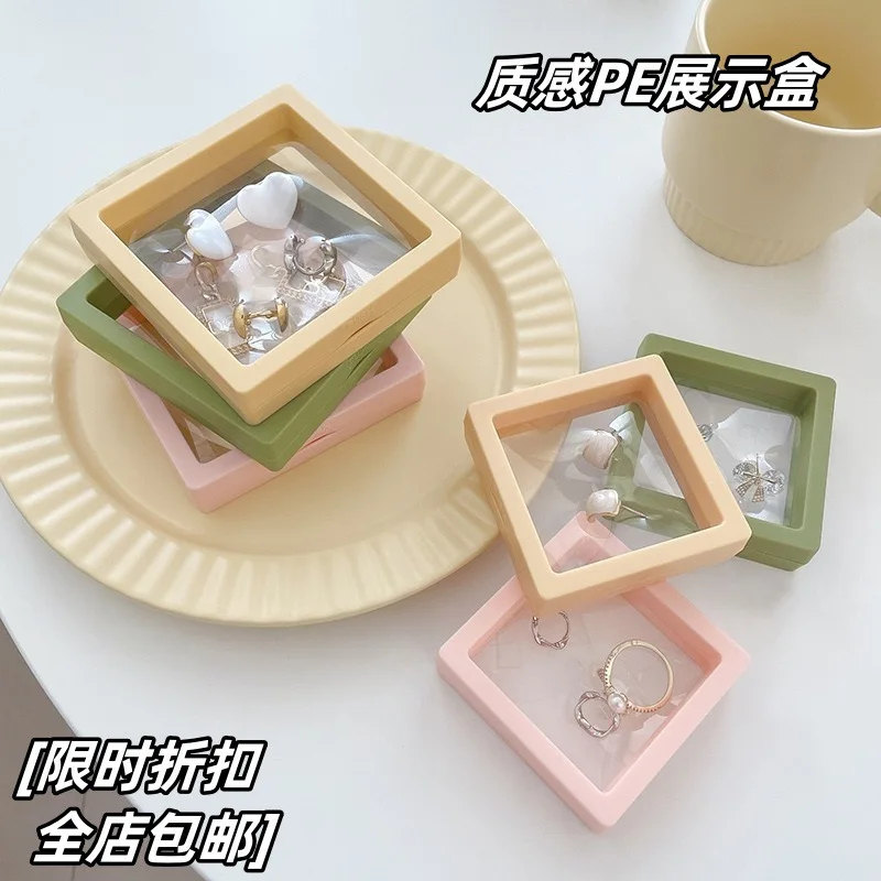 

Jewelry Storage Box Earring Studs Storage Box Antioxidant Pe Film Suspension Boxes Hand String Bracelet Elastic Boxes