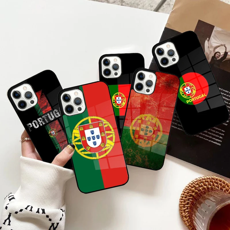 PORTUGUESE FLAG SPLATTER PROUD Phone Case Magnetic for iPhone 15 16 14 13 Pro Max 11 12 Mini Magsafe Wireless Charging Cover