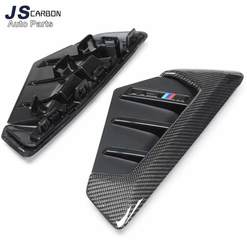 For BMW X5 G05 2018-2022 Carbon Fiber Tuyere Set Auto Fender Side AirVent Outlet Cover Trim Fit auto parts body kit