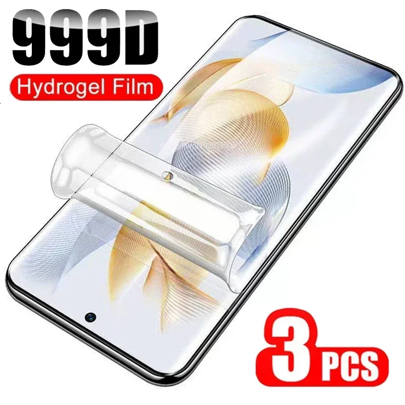 3PCS Thin hydrocoagulable film for HUAWEI  Honor 90 Pro 80 70 60 50 Pro Plus SE X7 X9 X8 X9a X7 Screen Protector NOT GLASS