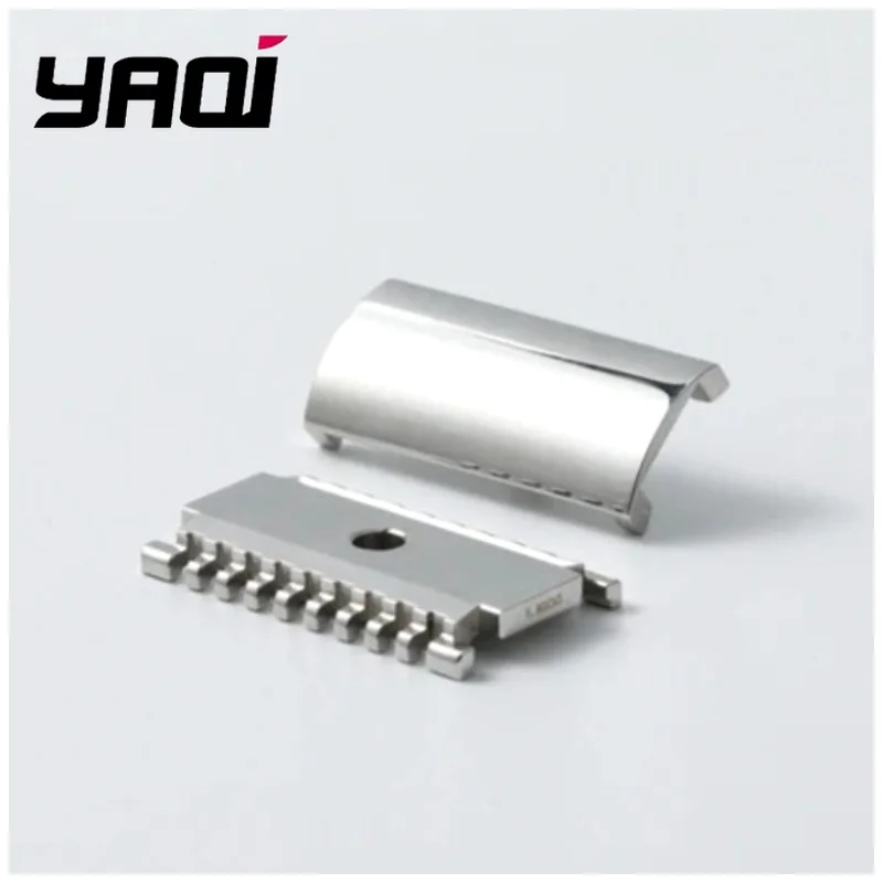 YAQI Men 1.50 OC Sentinel SSP Safety Razor Head 316 Stainless Steel Polished 1.5mm Blade Gap Wet Shave Tools Best Gift for Men