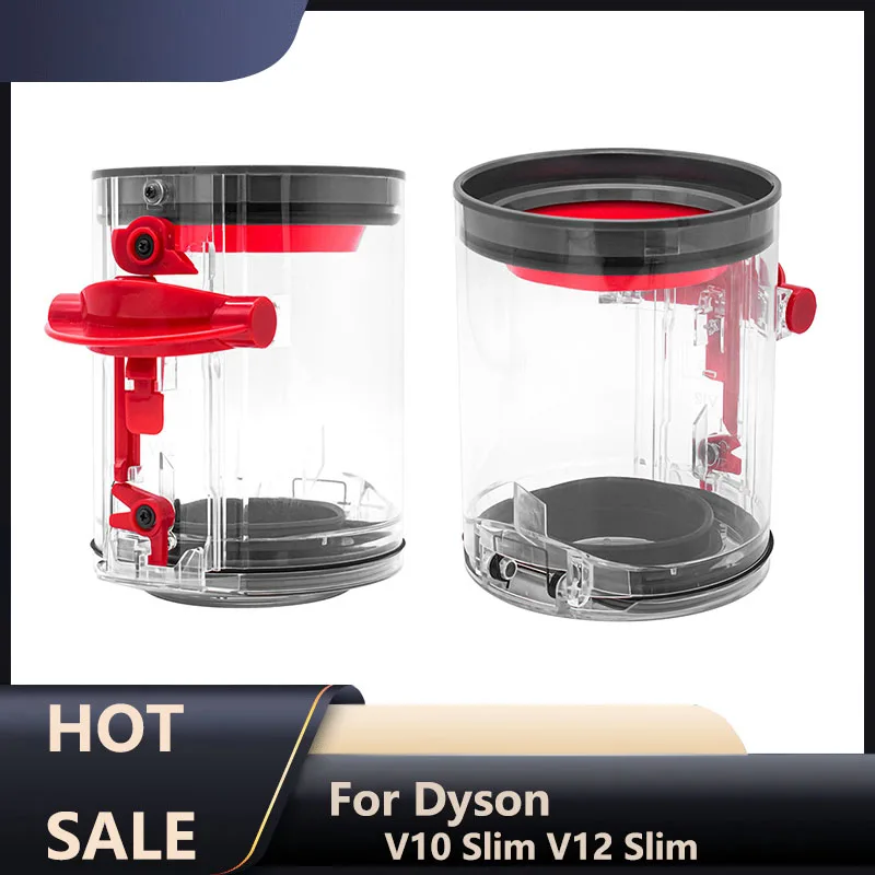 Dust Bin Container for Dyson V10 Slim V12 Slim Vacuum Cleaner Digital Slim Lightweight Replacement Spart Dust Bucket Accessories