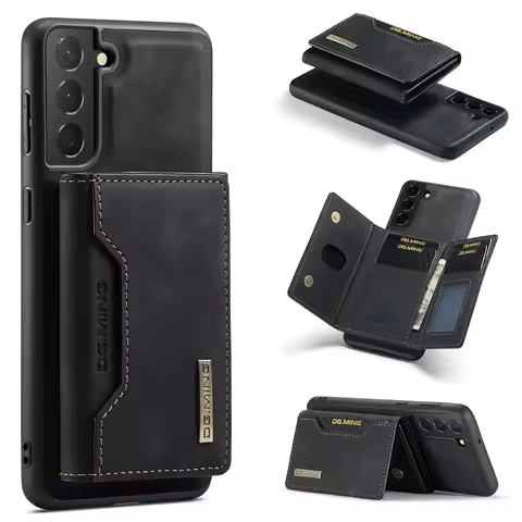 Detachable Leather Wallet Back Case For Samsung Galaxy S20 S21 S22 Plus S23 S24 FE S25 Ultra A55 A54 Anti-knock Full Protection