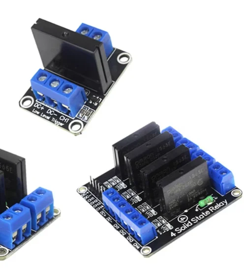 1/2/4 Channel 5V DC Relay Module Solid State Low Level G3MB-202P Relay SSR AVR DSP Output with Resistive Fuse For Arduino