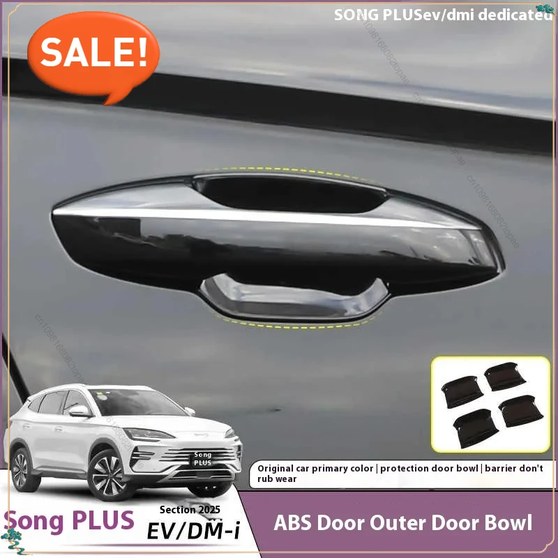 

For BYD Song Plus DMI EV Seal U Sealion 6 2021-2025 Car Door Handle Sticker Scratch Protection EV OEM Color Car Accessories