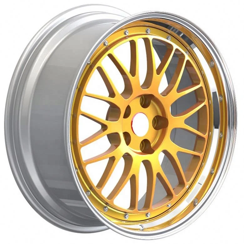 Custom Forged Two-Piece 6061-T6 Aluminum Alloy Car Wheels 21 Inches with 35mm 40mm 20mm ET and 100mm PCD
