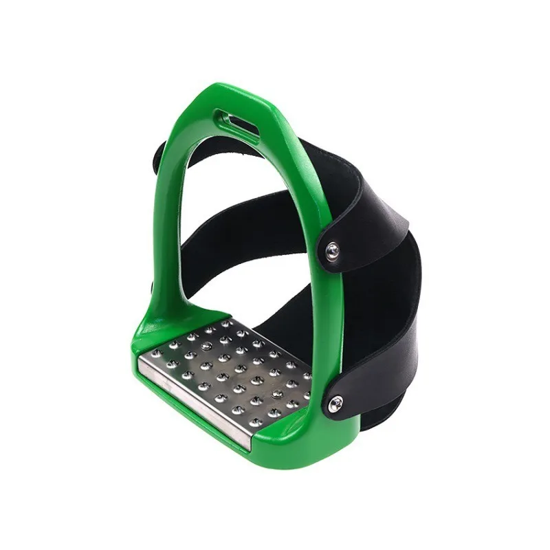 

Aluminum Stirrup with Painting. Stainless Steel Non-slip Pedal&PU Guard 4 3/4 120MM