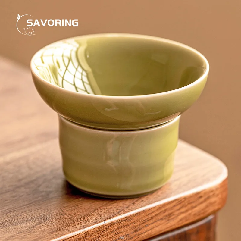 

Yaozhou Kiln Tea Infuser Tea Strainer Matcha Green Strainers Filter Stainer Teapot Sieve Accessories Ceremony Mate Puer Tool Bar