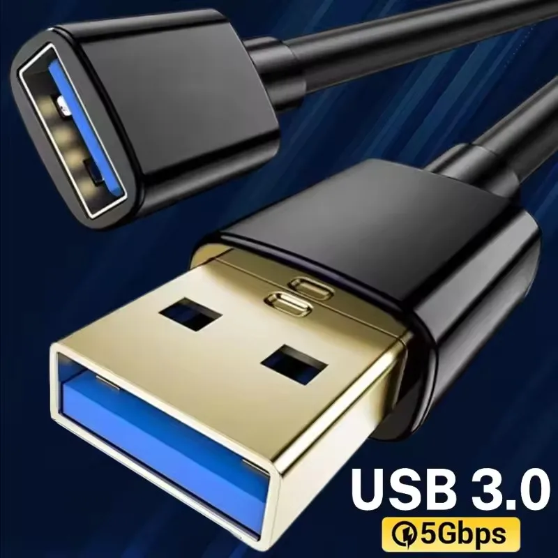 

Extension Cable Male to Female Extender Cable Fast Speed USB 3.0/2.0 Extended for laptop PC PS4 USB 3.0 Extension 0.5/1/1.5/2/3M