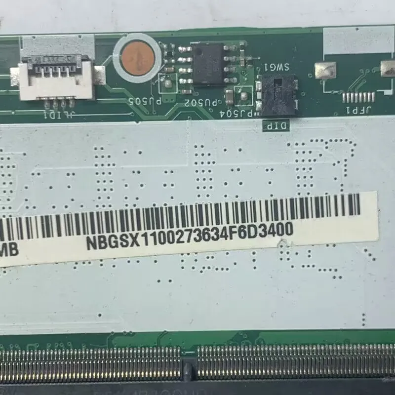 C5V01 LA-E892P Para Acer A515-51G A615-51G Laptop Placa-mãe Com SR3LA I5-8250U CPU N17S-G1-A1 MX150 NBGSX11002 100% Testado Bom