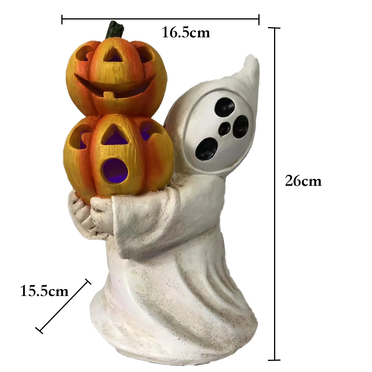 Halloween Pumpkin Ghost Garden Miniature Figurines Decorations Aquarium Ornament Resin Crafts Favors Courtyard Party Ornaments