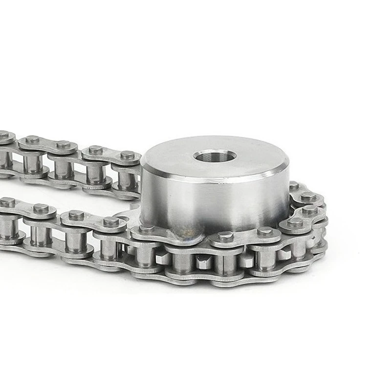 06B 304 Stainless Steel Chain Sprocket 10/11/12/13/14-25 Teeth Pitch 9.525mm Industrial Drive Sprocket Gear Chain for 06B Chain