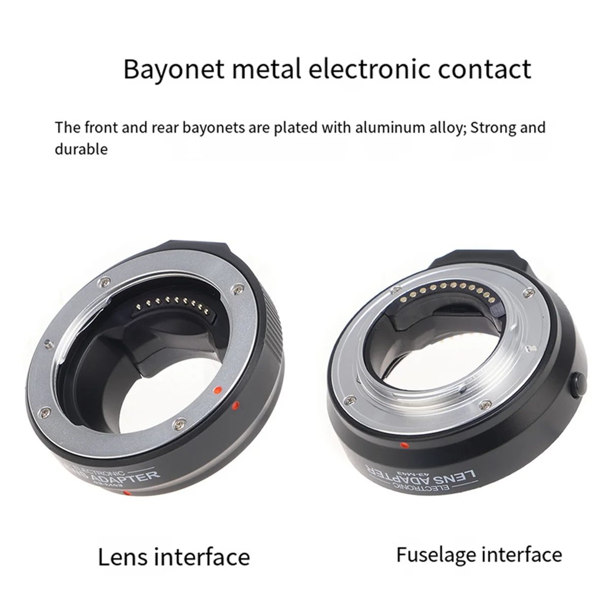 4/3 to M4/3 Camera Adapter Ring Auto Focus Lens Mount for Olympus Panasonic