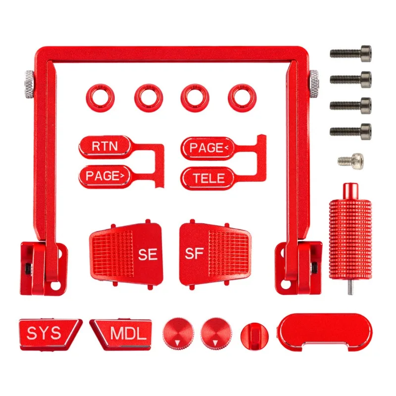 Boxer Remote Control CNC Metal Upgrade Button Handle Carbon Fiber Color Shell Accessories Set