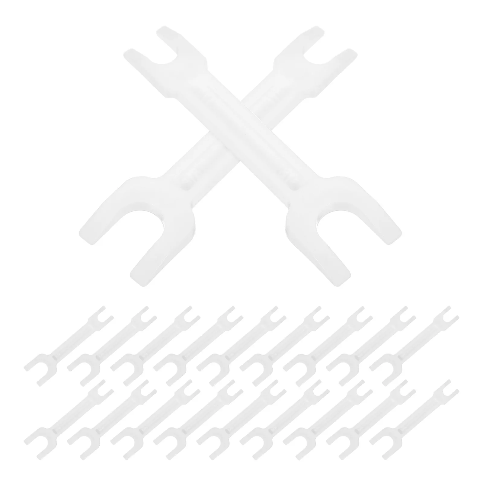 20Pcs Water Pipe Disconnect Tool Quick Connect Release Plastic Spanner for Ro System Water Filter Cartridge Removal Household