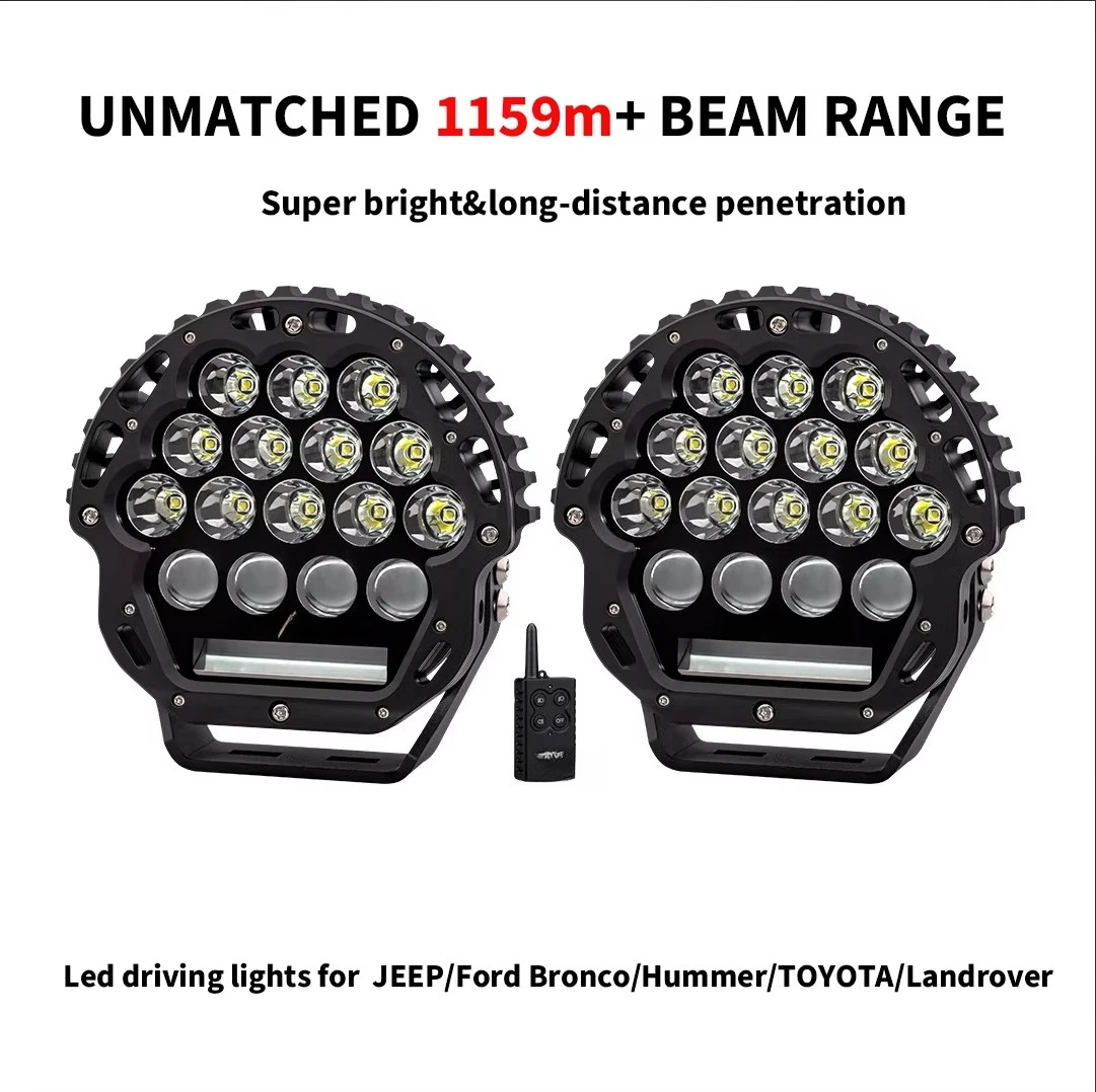 Ferei FA200 56000Lm IPX8 Waterproof LED Off-Road Vehicle Spotlight D1S Bulb New 630W Quick Installation Kit