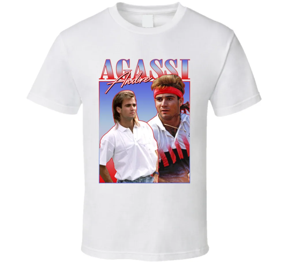 Andre Agassi 90s Style T Shirt