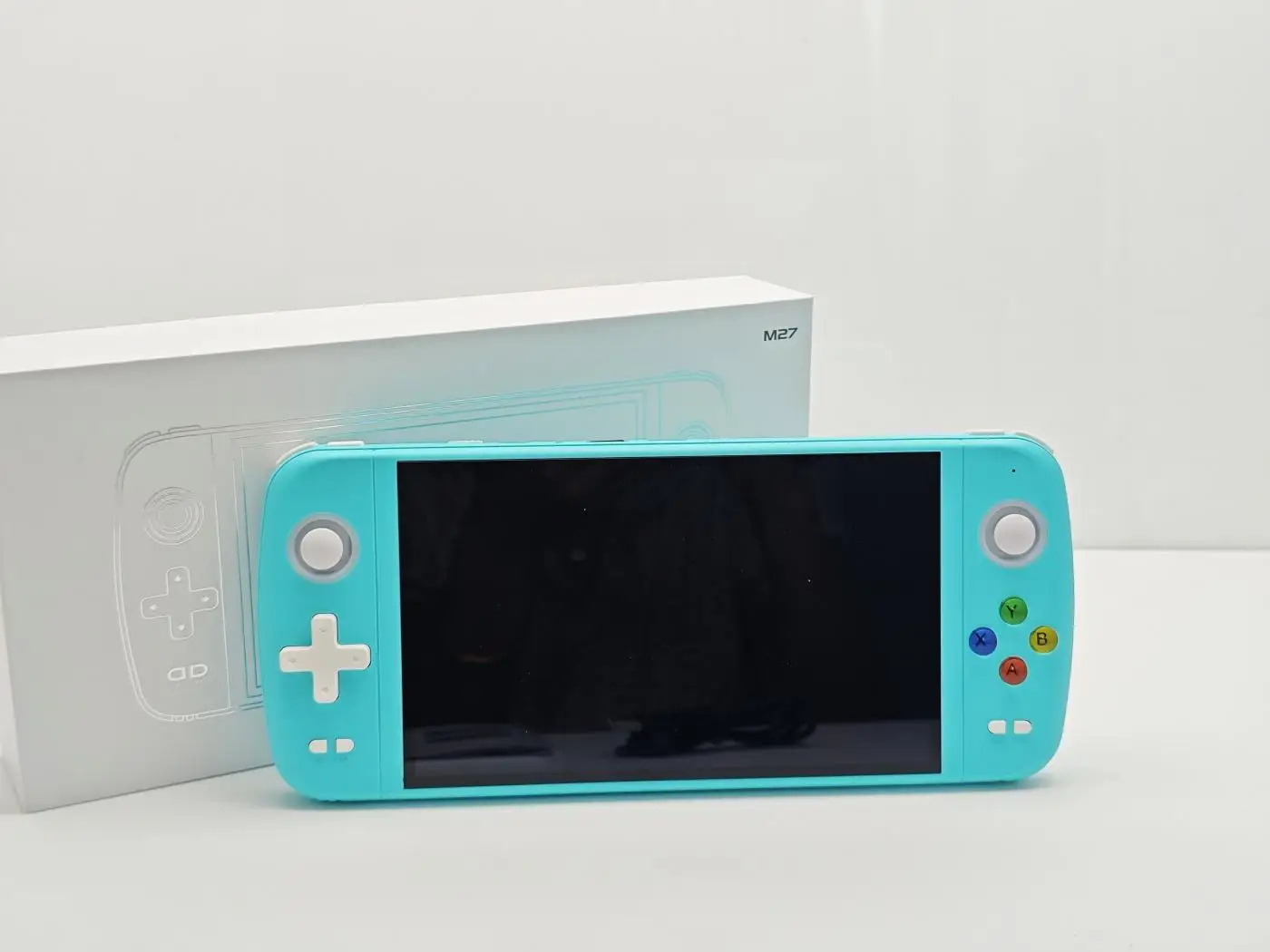 Console de jeu portable M27, 64 Go de mémoire interne avec 20 000 jeux, jj système EmuELEC, écran IPS de 7 pouces, édition HD - Jeux vidéo