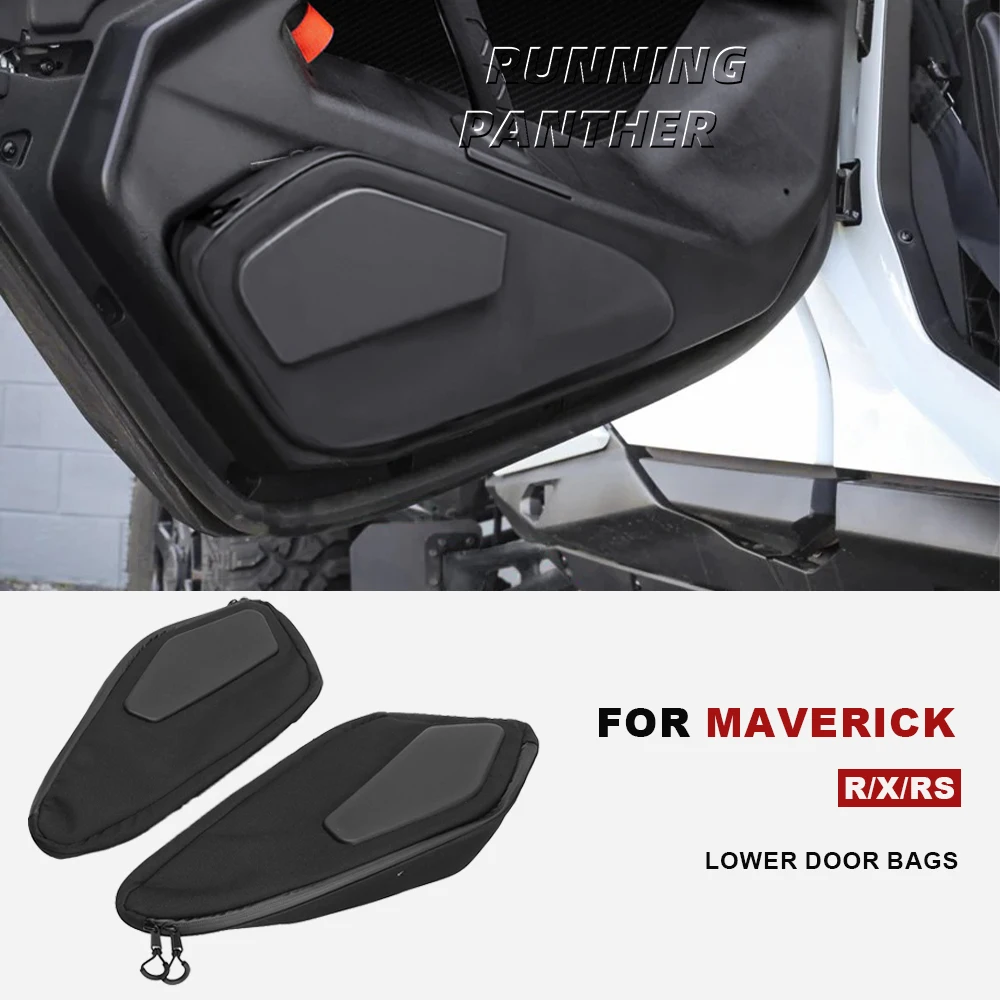 

For Can-Am MAVERICK R X XS CAN-AM Maverick R 2024 Accessories Lower Door Bags Big Capacity Tool Storage Pack