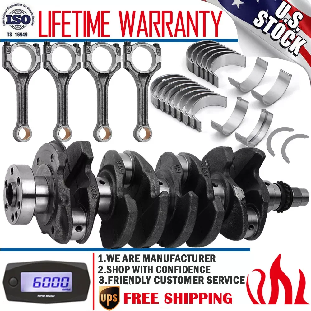 Carbole Crankshaft / Connecting Rod / Bearings Kit Fits HYUNDAI KIA 1.6 Turbo 231102B710