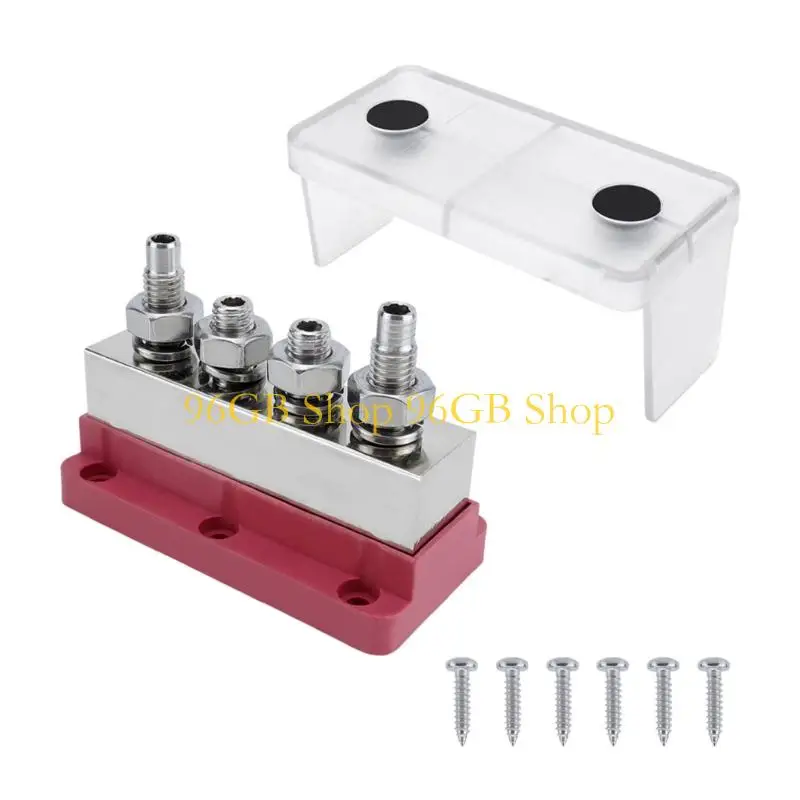 96GB 600A Bus Bar with 4 Studs Fit for Solar Applications Secure Connection Reliable Power Distribution in Harsh Environments