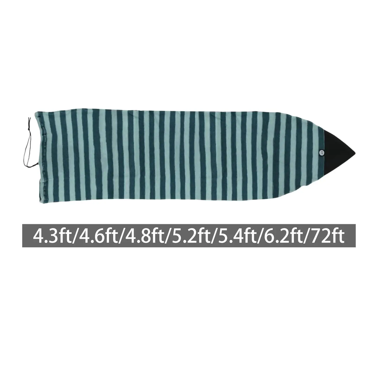Surfing Board Surf Bag Accessory for Travel Beach Outing Machine Washable Foldable Lightweight Knit Polyester Stretchy Sleeve