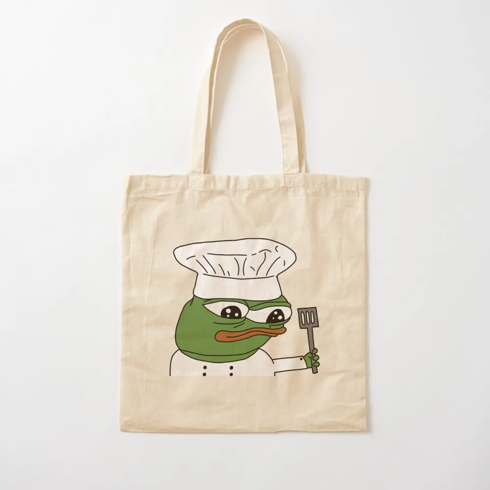 

Peepo chef Tote Bag reusable shopping bags hand bags Canvas Tote Bag