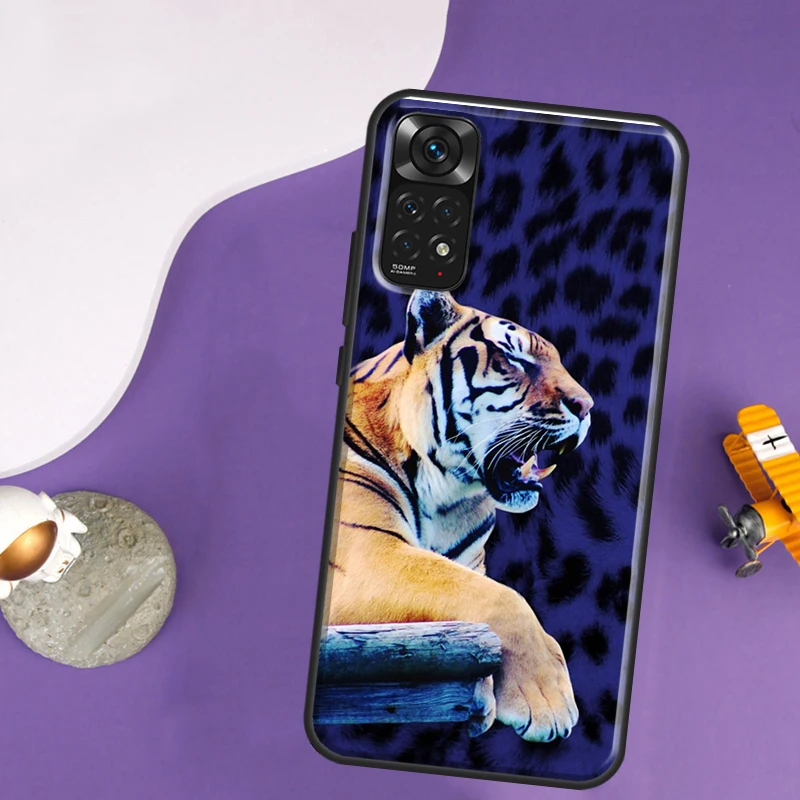 Tiger leopard print panther Case For Xiaomi Redmi Note 12 11 10 8 9 Pro 9S 10S 11S 12S Redmi 12C 10C 9C 10A Back Cover