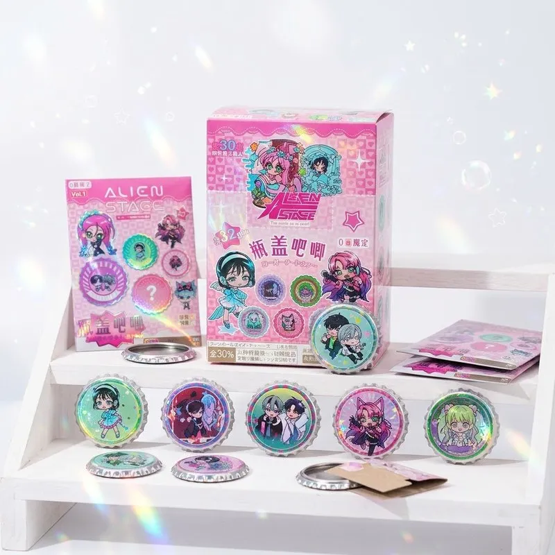 Alien Stage Sua Hyuna Brooch Lot Box Of 30 Cute Anime Button Pins For Ita Bag Backpack Trading Market Display Collection