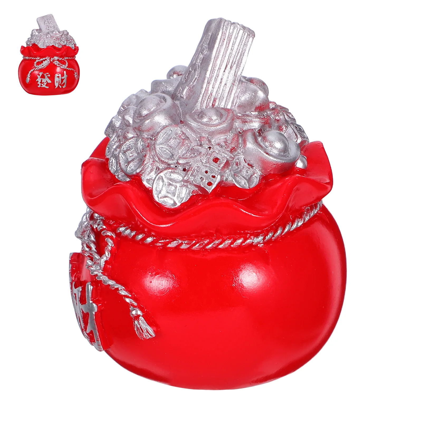 

Chinese Feng Money Bag Car Rearview Mirror Ornament Dashboard Decor For Prosperity Good Auto Interior Accessory