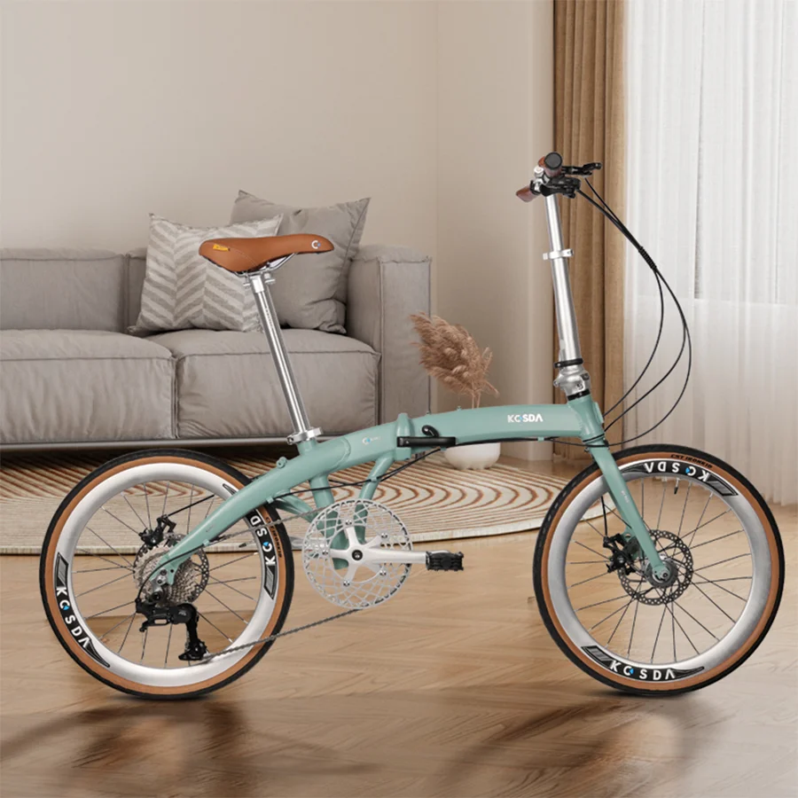 

Folding 22-inch Aluminum alloy Bike Outdoor Portable Adult Bicycle Disc Brake 451 Wheel Men And Women Folding Bicycle 2025