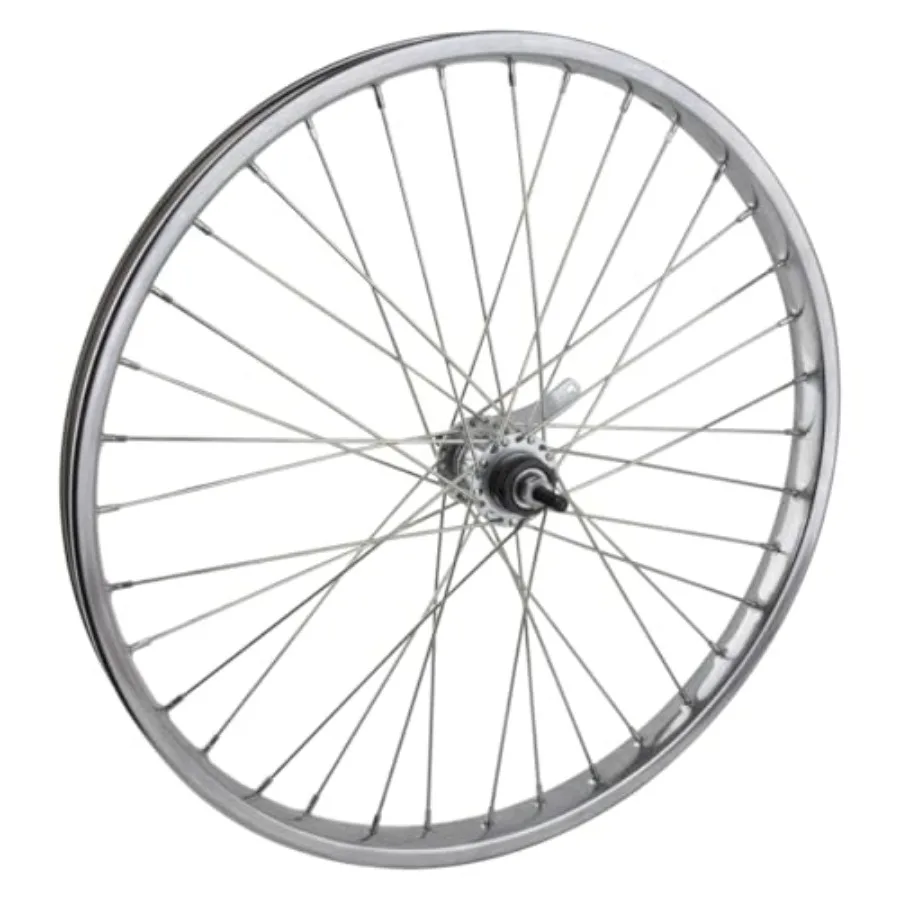 

Rear Bicycle Wheel 24 x 2.125 36H Coaster Bolt On Silver