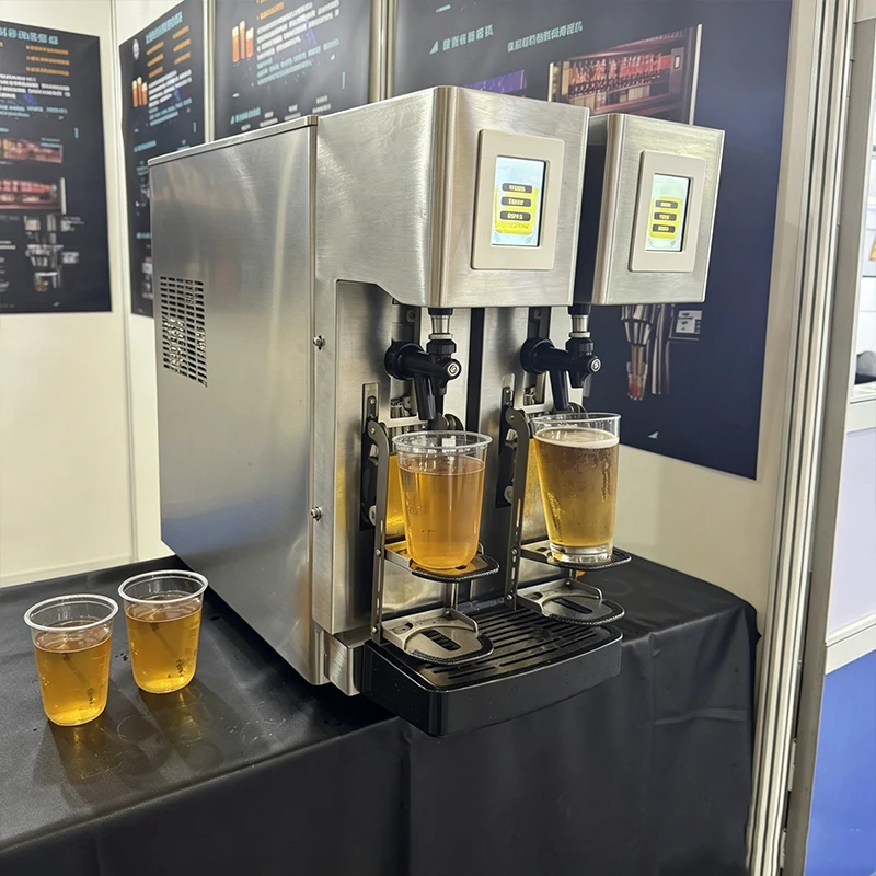 Automatic Self Service Stainless Steel Beer Dispenser Kegerator Draft Beer Cooler with Digital Temperature Control
