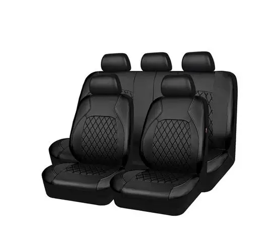 

Universal Fit Most Car PU Leather Seat Covers Airbag Compatible Interior Accessories Front/ Rear/ Full Set Cover Cushion Suv