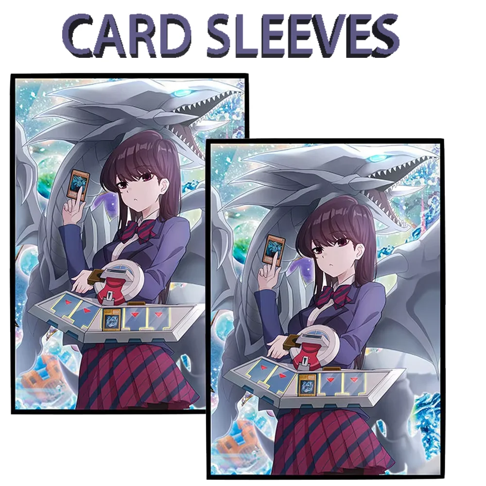 

50 шт., 63x90 мм, рукава для карт аниме, рукава для торговых карт, подходят для игровых карт YGO, защитные рукава для спортивных карт со звездами