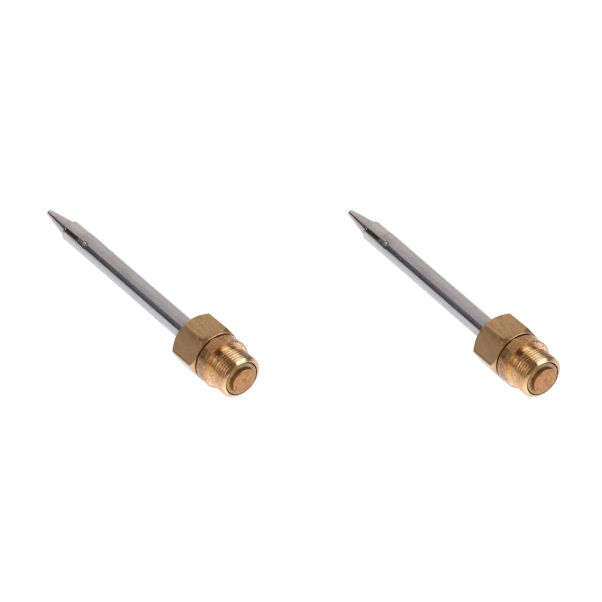 A88E-2X 510 Interface Soldering Iron Tip Mini Portable USB Soldering Iron Tip Welding Rework Accessory Tool 8W,Gold Pointed