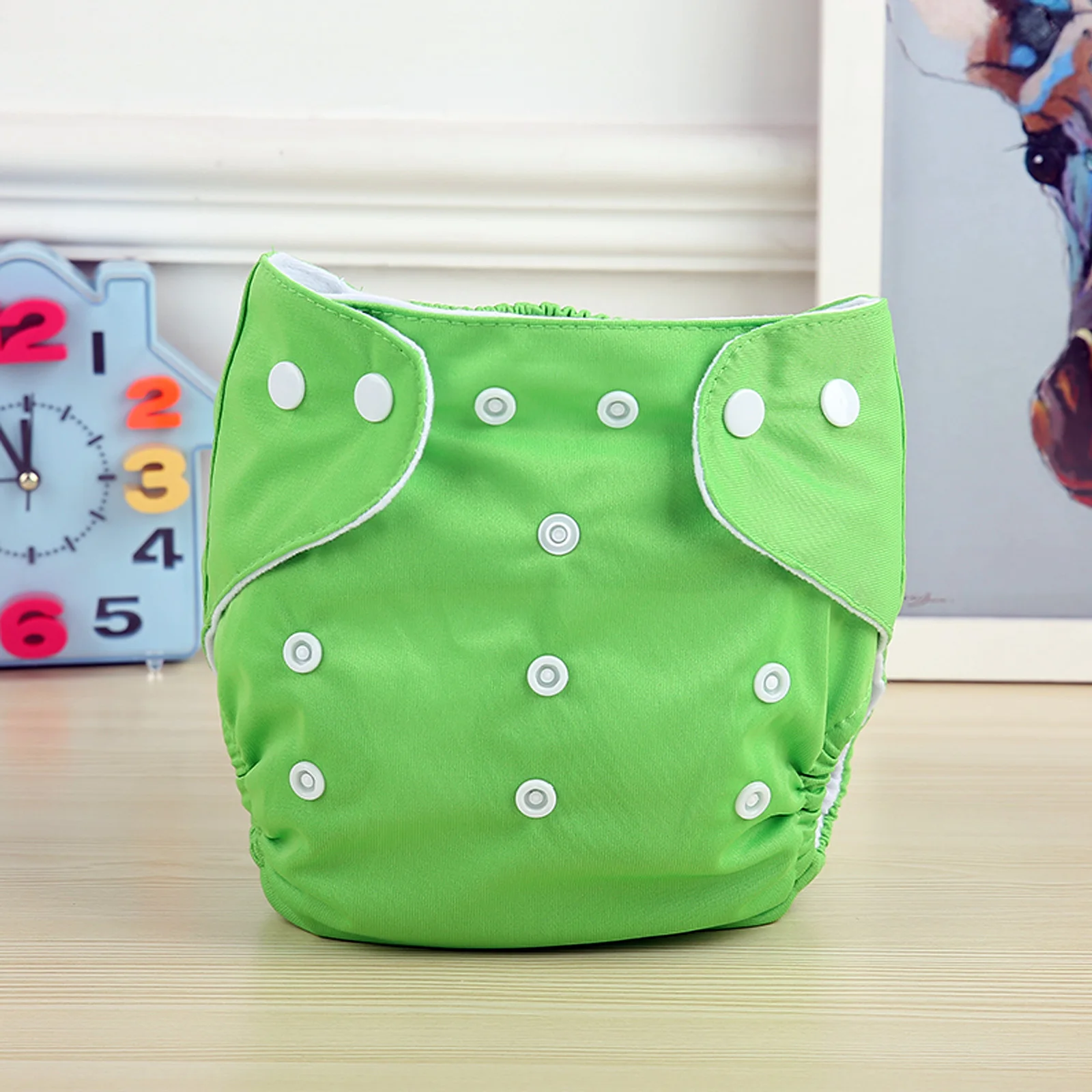 

Многоразовые однотонные дышащие детские подгузники для малышей, моющиеся тканевые тренировочные штаны, детские подгузники