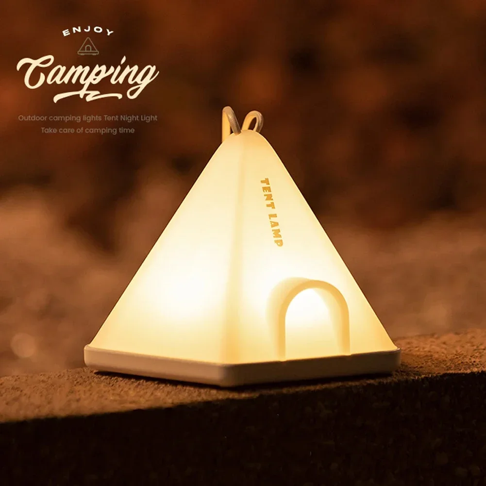 Luz LED de ambiente impermeable, linterna de Camping con carga USB, batería de 1200Mah, lámpara de mesa de emergencia, 6 modos de luz para Camping