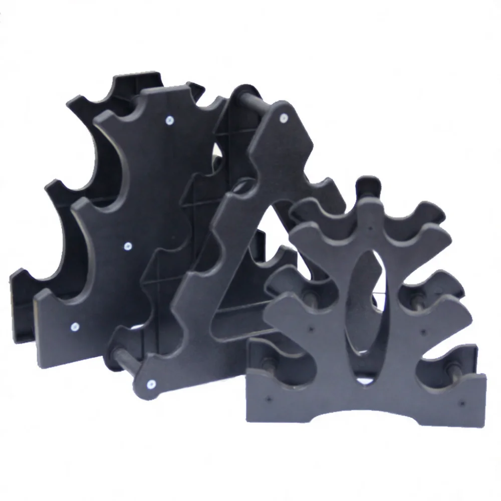 Dumbbell Storage Stand Organizer For Home Gym Workout Equipment Sturdy Plastic Weight Rack Strength Training Tool