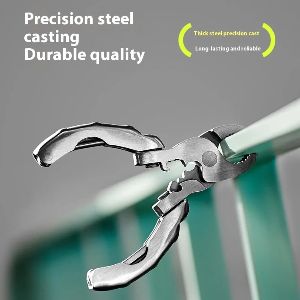 

Swiss Tech EDC Портативный карманный мини 9 в 1, складные плоскогубцы, комбинированный набор отверток, многофункциональный инструмент для улицы, снаряжение