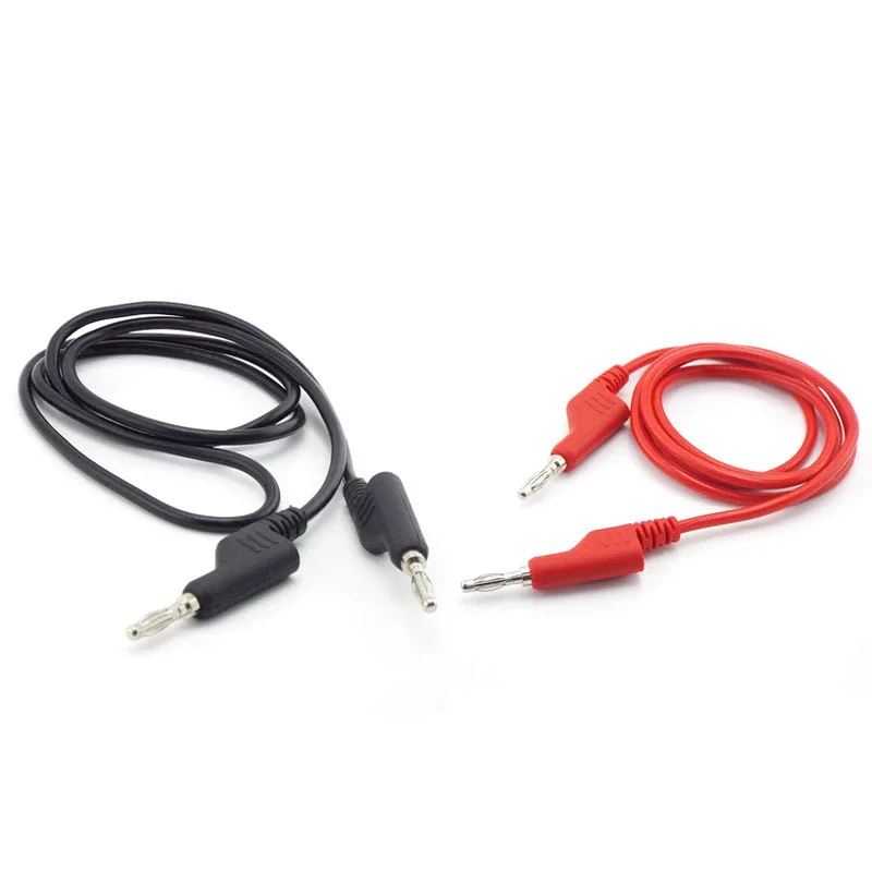 

10A 4mm Test lead Cable Double Ended Banana to Banana Plug Electrical dual Test Leads cord 4mm for Multimeter 1M length C2